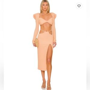 REVOLVE X LOVERS AND FRIENDS In the Moment Crop Top and Midi Skirt Matching Set